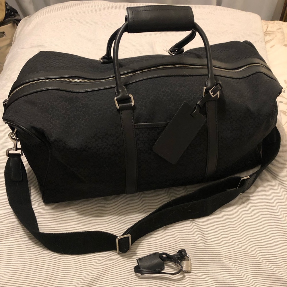 Coach F77103 Black Duffle Bag